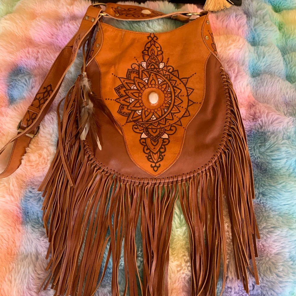 DREAMTIME BOHO SAHARA FRINGE BAG
